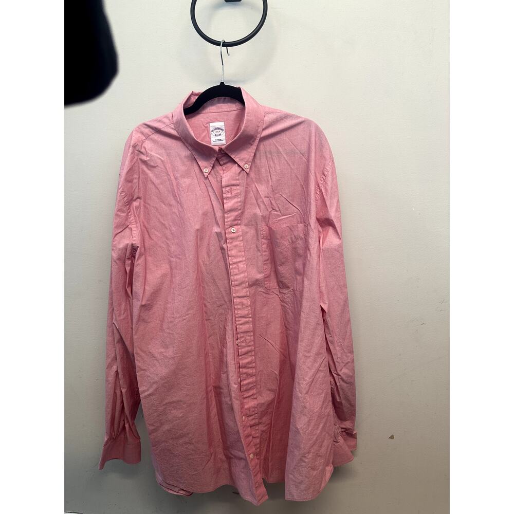 Brooks Brothers Salmon/Pink Button Down Shirt 2XLT